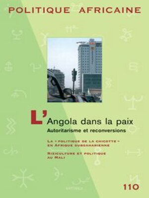 cover image of L'Angola Dans La Paix. Autoritarisme Et Reconversions